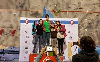 Irene Alvarezek bigarren egin du Pio Baroja boulder txapelketan