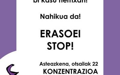 Konzentrazioa herrixan egon diren bi tratu txarren kasuak salatzeko