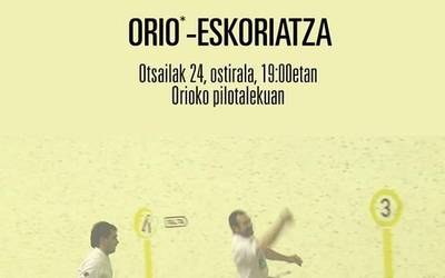 Udaberri Txapelketako pilota partida jokatuko dute ostiralean Orion