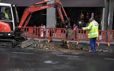 Zirkulazioan murrizketak egongo dira Algortako Itxe kalean, urbanizatze-lanengatik