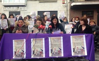 Feminismoa "zorrozteko" deia egin dute martxoaren 8rako