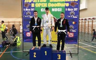 Eneko Diez judolariak Jiu-Jitsuan ere trebea dela erakutsi du