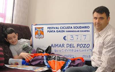 Ugeragak elkartasun-partida jokatuko du bihar, Aimar del Pozoren alde