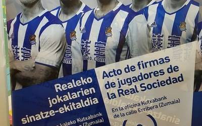 Realeko jokalarien sinatze-ekitaldia egingo da asteazkenean Zumaian