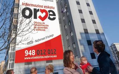Nafarroako Gobernuak 25 urtetik gorako etxebizitzak birgaitzeko % 60ra arteko laguntzak emanen ditu