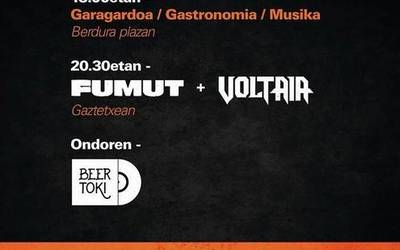 Beertoki garagardo azokan joko du Voltaiak larunbatean