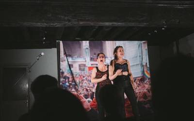 Bertsoa, ipuina eta antzerkia Aretxabaletan, Korrikaren bueltan