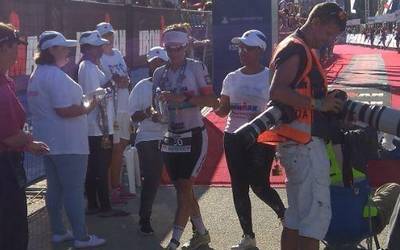 Hegoafrikako IronMana bosgarren tokian amaitu du Gurutze Fradesek