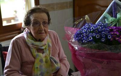 Carolina Maiak 100 urte bete ditu Beran