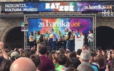Urtsa Errazti laudioarrak eman dio hasiera Korrikari