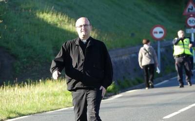 Gipuzkoako elizbarrutiak deituta erromesaldia Oñatitik Arantzazura