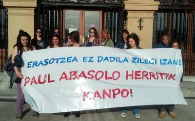 Mugimendu feministak Abasoloren etorrera salatuko du Faduran