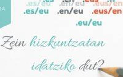 .eus domeinuak. Zein hizkuntzatan idatziko dut?