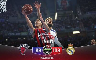 Luzapenean 103-99 galdu du partidua Baskoniak Real Madrilen kontra