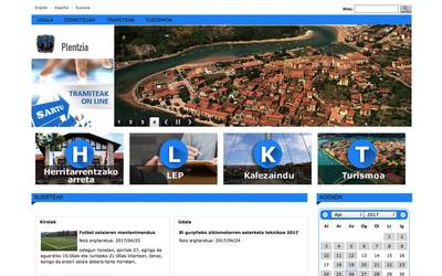 Plentziako Udalak bere webgunea berritu du