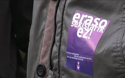 Eraso sexisten aurkako salaketak %19 hazi dira azken urtean