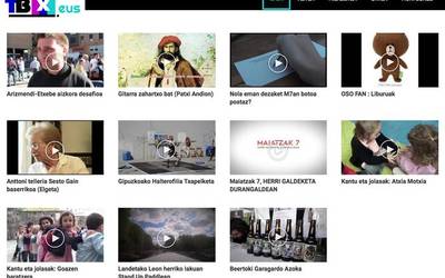 TBX webguneak euskarazko bideo ikusienak biltzen ditu