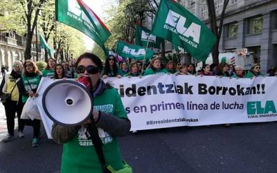 Akordiorik gabe, Bizkaiko erresidentzietako langileek 160. greba eguna dute