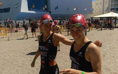 Ibone Sanchez triatleta Espainiako Erreginaren Kopako txapeldunordea da