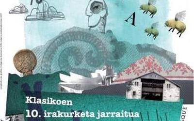 Itxaro Bordaren '%100 Basque' Bilbo Zaharra euskaltegiaren urteroko irakurraldian