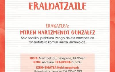Harremanetan sortutako gatazkak bideratzeko ikastaroa