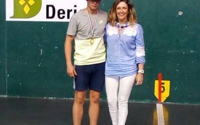 Iker Yustek Bizkaiko Pilota Txapelketa irabazi du kadete kategorian