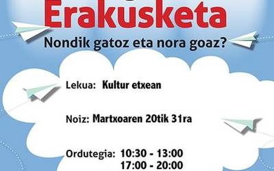 Arnasguneei buruzko erakusketa izango da kultur etxean martxoaren bukaera arte