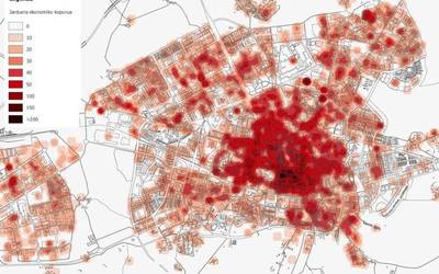 Gasteizko geografiaren eragina mugikortasunean (I): jarduera ekonomikoen banaketa