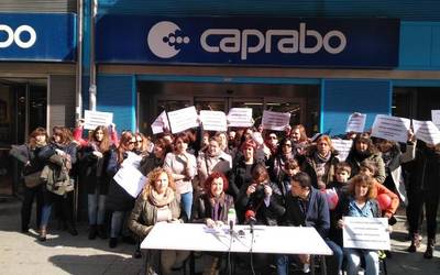 Greba mugagabea hasi dute Capraboko 18 langileek