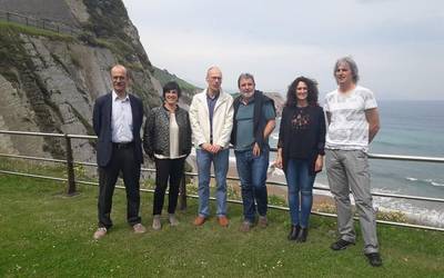 Ekitaldiz jositako Europako Geoparkeen Astea aurkeztu da gaur eguerdian