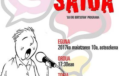 Ikastetxeetako haurren bertso saioa izango da asteazkenean