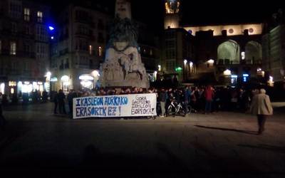 Ertzaintzaren "presentzia itogarria" salatu du IAk