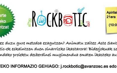 [PUBLIZITATEA] Rockbotic-ek bideo jokoen oinarrizko ikastaroak emango ditu