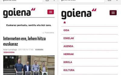 Mugikor bidezko trafikoak ordenagailua gainditu du Goiena.eus-en