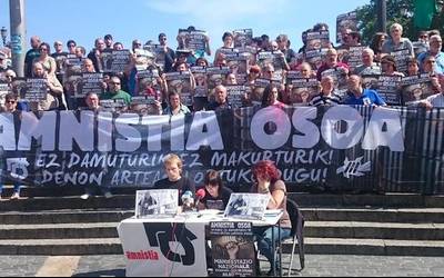 Amnistiaren aldeko manifestazioa deitu dute ekainaren 24an Bilbon