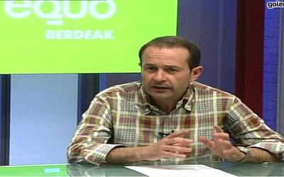 Jose Ramon Becerra: "Gure diskurtsoa integrala da, eta hiru zutabe ditu: ingurumena, arlo soziala eta demokrazia"