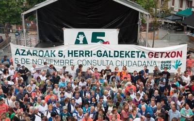 Azaroaren 5ean erabakitzeko eskubidearen herri-galdeketa egingo dute Getxon