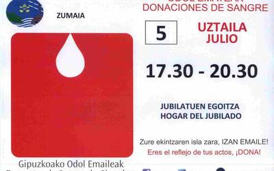 Uztailaren 5an odol emaileak Zumaian