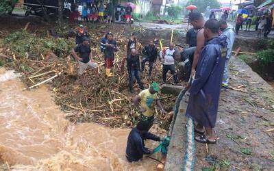 Getxoko Udalak lagunduko ditu uholdeak pairatu dituzten kolonbiarrak