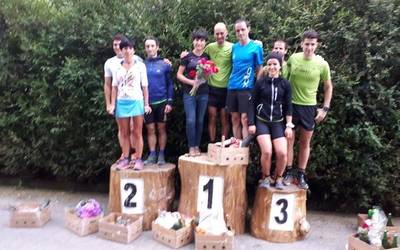 17 hirukotek parte hartu dute VIII. Alkaiaga Trail lasterketan