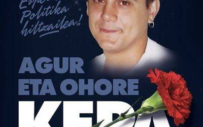 Kepa del Hoyo euskal presoaren heriotza salatzeko elkarretaratzea deitu dute arratsalderako