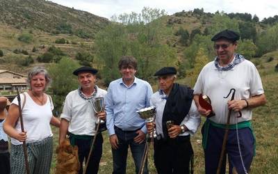 Jose Mari Bengoa Nazioarteko Artzain Txakur Txapelketan bosgarren, Castellar de n'Hug-en