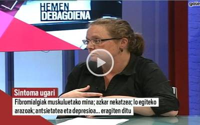 Itsaso Torres:"Gizonezkoek ere izaten dute fibromialgia, eta emakumeek beste sufritzen dute"
