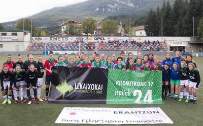 Realak 5-0 hartu du mendean Osasuna, Kilometroak-en aldeko festan