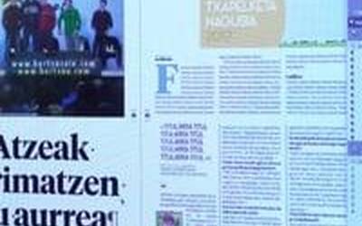 Bertsolari eta antzerkiz osaturik dator aste honetako astekaria