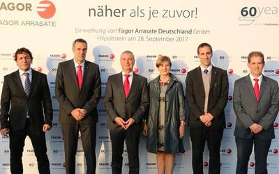 Fagor Arrasatek lantegi berria inauguratu du Alemanian