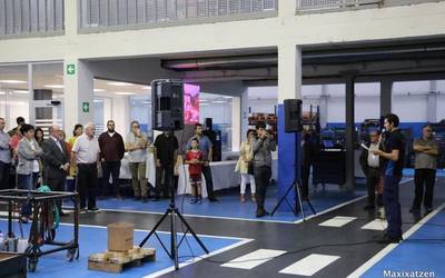 Alberdi Mekanizatuak pabiloi berria inauguratu du