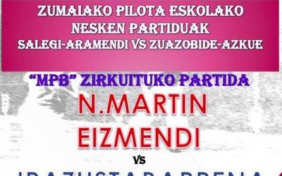 Emakumezkoen gomazko paleta partida jokatuko dira ostiralean Aitzurin