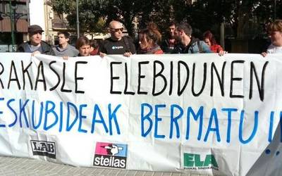 Zerrenda bakarraren bidez gaitasun gehien duen irakaslea lehenestea eskatu dute LAB, ELA eta Steilasek