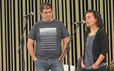 Saio potentea Irunen gaur, Unai Agirrek eta Maialen Lujanbiok